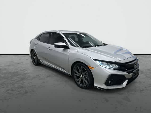 2018 Honda Civic Hatchback Sport Touring Lunar Silver Metallic at Texan GMC Buick