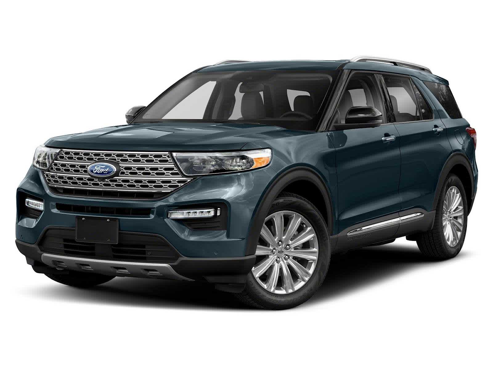 Blue Metallic 2020 Ford Explorer SUV / Crossover All-Wheel Drive Automatic