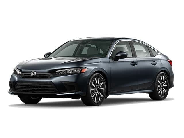 Sonic Gray Pearl 2024 Honda Civic EX FWD Sedan Front-Wheel Drive Continuously Variable Transmission