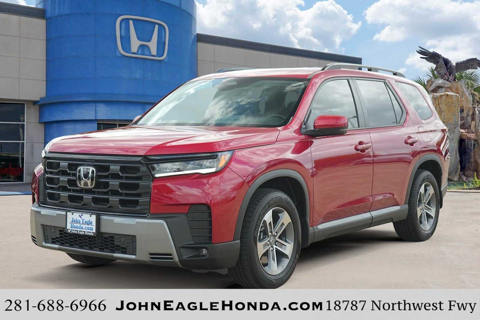 Radiant Red Metallic II 2026 Honda Pilot SUV / Crossover Front-Wheel Drive Automatic