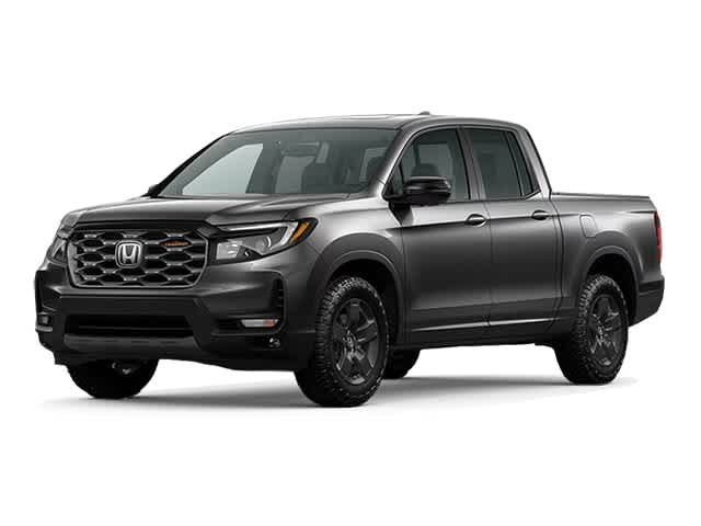 Gray (Modern Steel Metallic) 2026 Honda Ridgeline TrailSport AWD Pickup Truck All-Wheel Drive 9-Speed Automatic