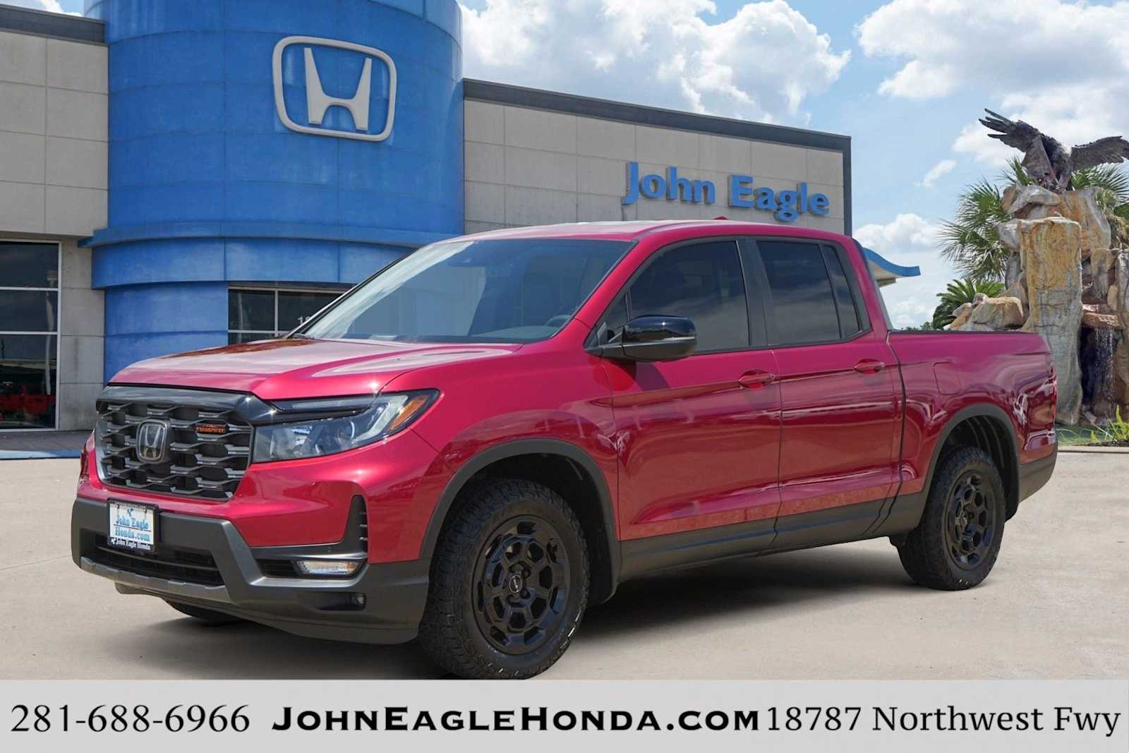 Radiant Red Metallic II 2026 Honda Ridgeline TrailSport S AWD Pickup Truck All-Wheel Drive 9-Speed Automatic