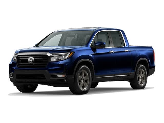 Black (Obsidian Blue Pearl) 2023 Honda Ridgeline RTL-E AWD Pickup Truck All-Wheel Drive 9-Speed Automatic