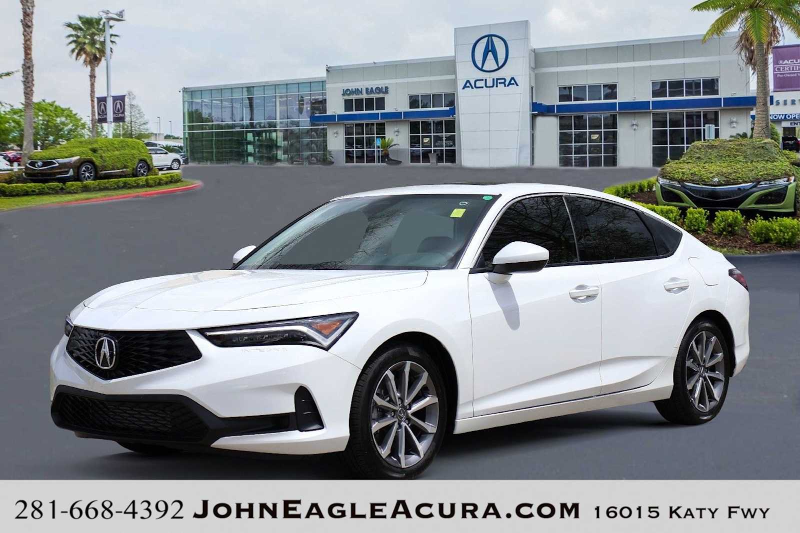 Platinum White Pearl 2026 Acura Integra FWD Sedan Front-Wheel Drive Continuously Variable Transmission