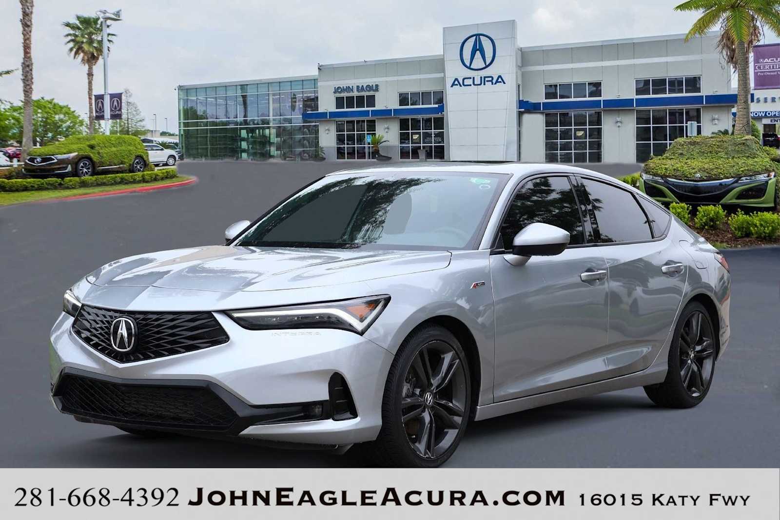 Lunar Silver Metallic 2025 Acura Integra Sedan Front-Wheel Drive Continuously Variable Transmission