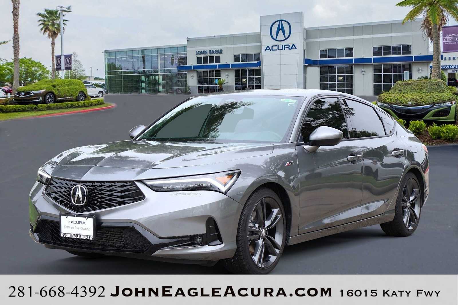 Liquid Carbon Metallic 2025 Acura Integra Sedan Front-Wheel Drive Continuously Variable Transmission