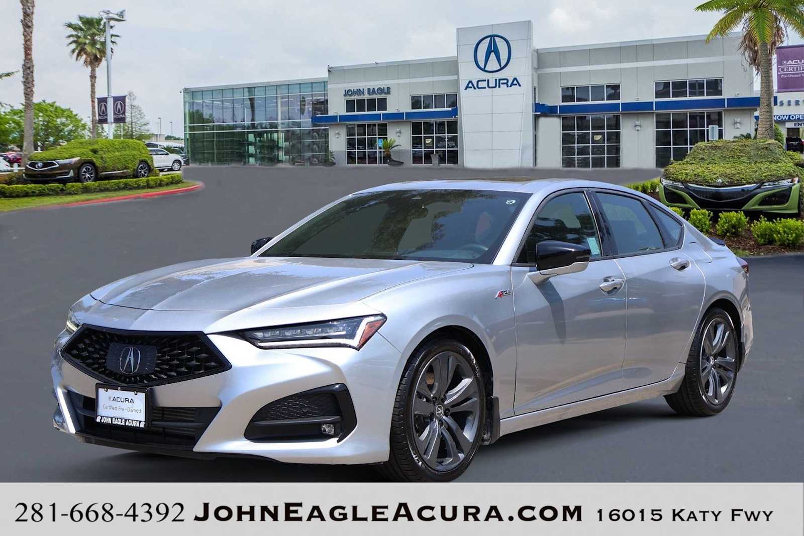 Lunar Silver Metallic 2023 Acura TLX Sedan All-Wheel Drive Automatic