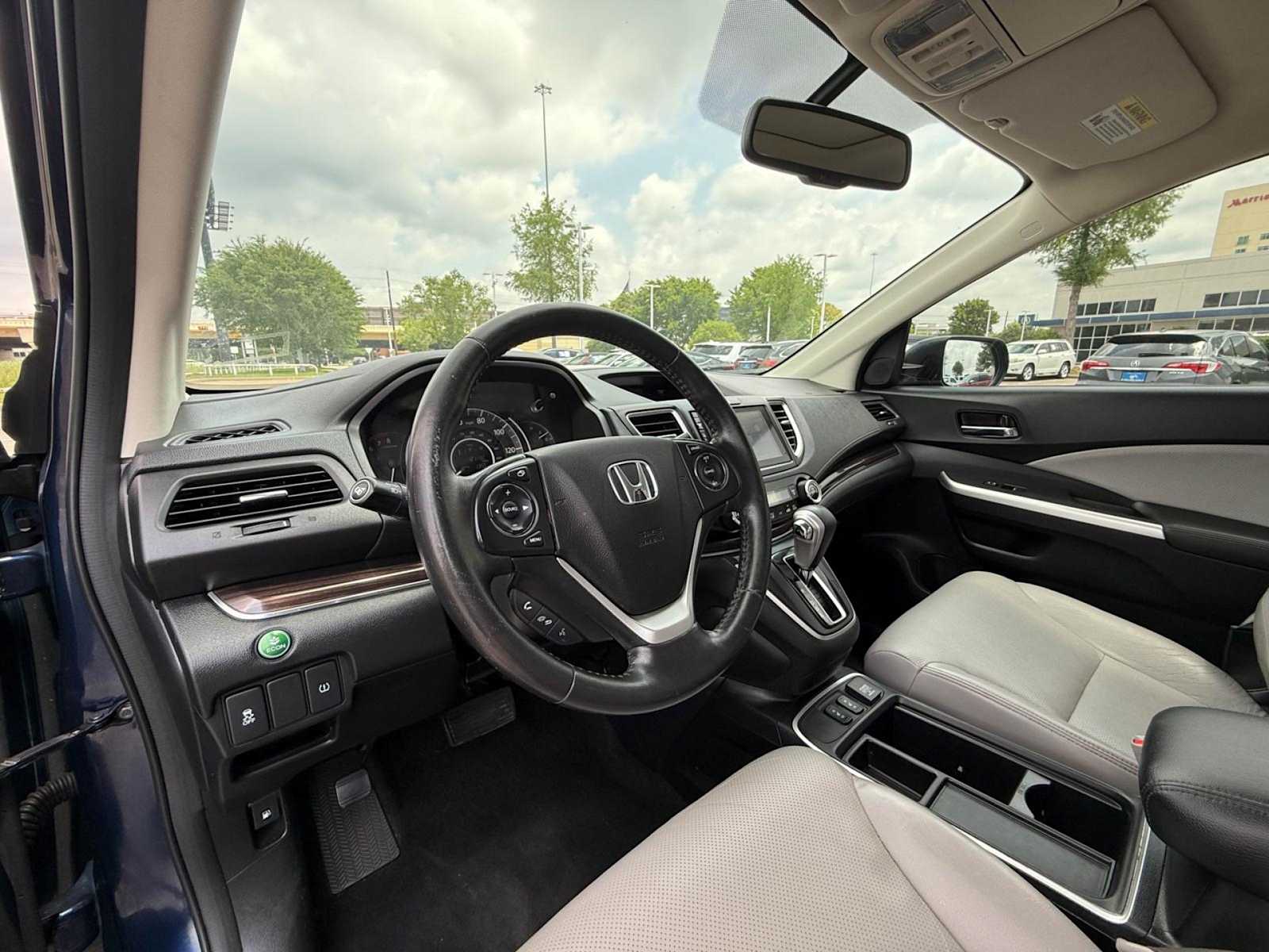 Used 2016 Honda CR-V EX-L with VIN 2HKRM3H76GH542697 for sale in Houston, TX
