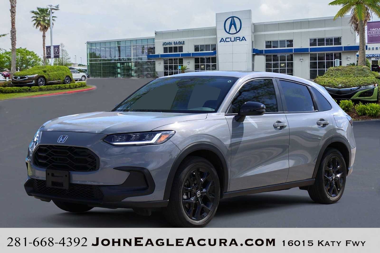 Urban Gray Pearl 2024 Honda HR-V Sport FWD SUV / Crossover Front-Wheel Drive Continuously Variable Transmission