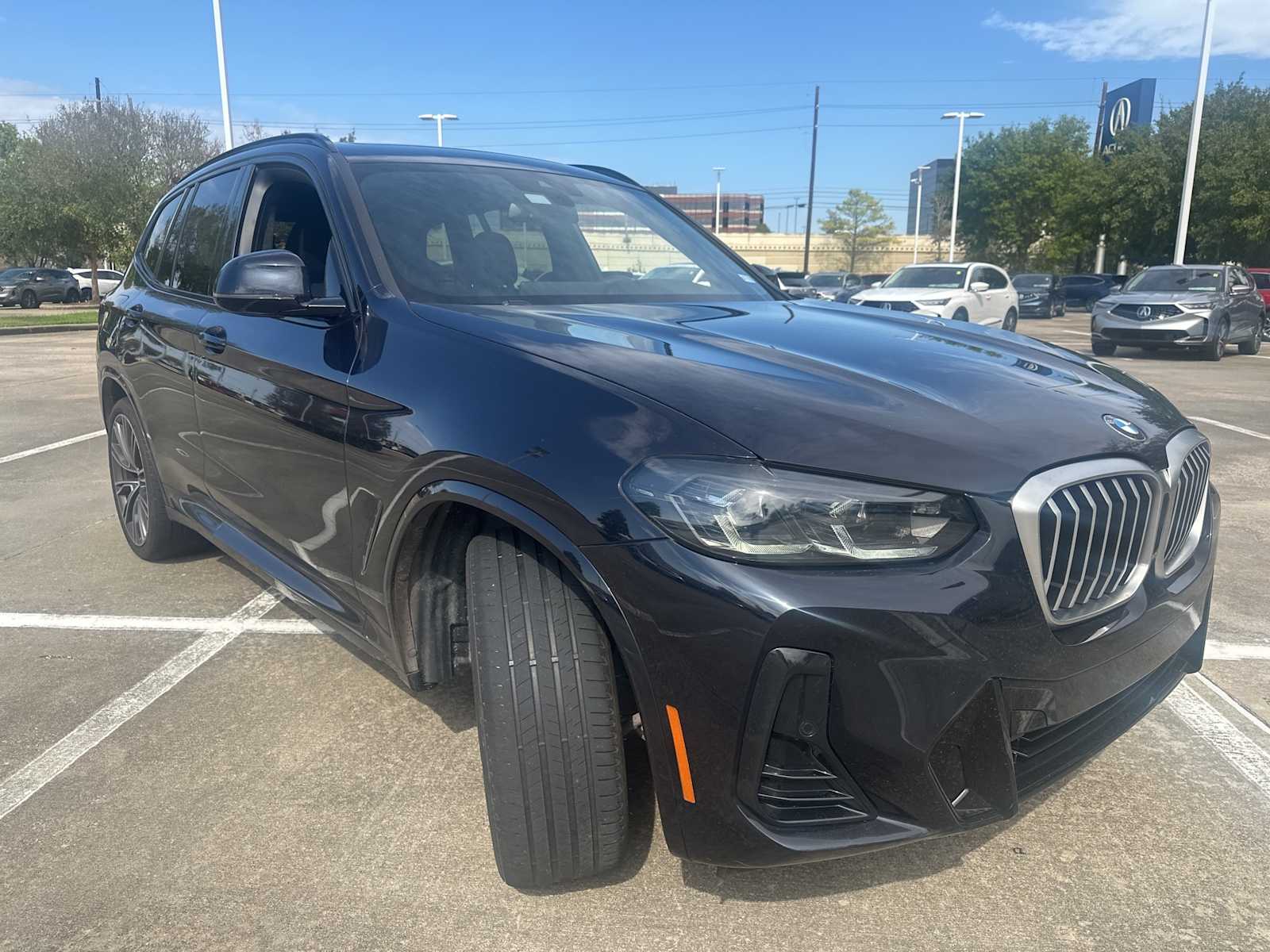 Used 2022 BMW X3 30i with VIN 5UX43DP08N9N32197 for sale in Houston, TX