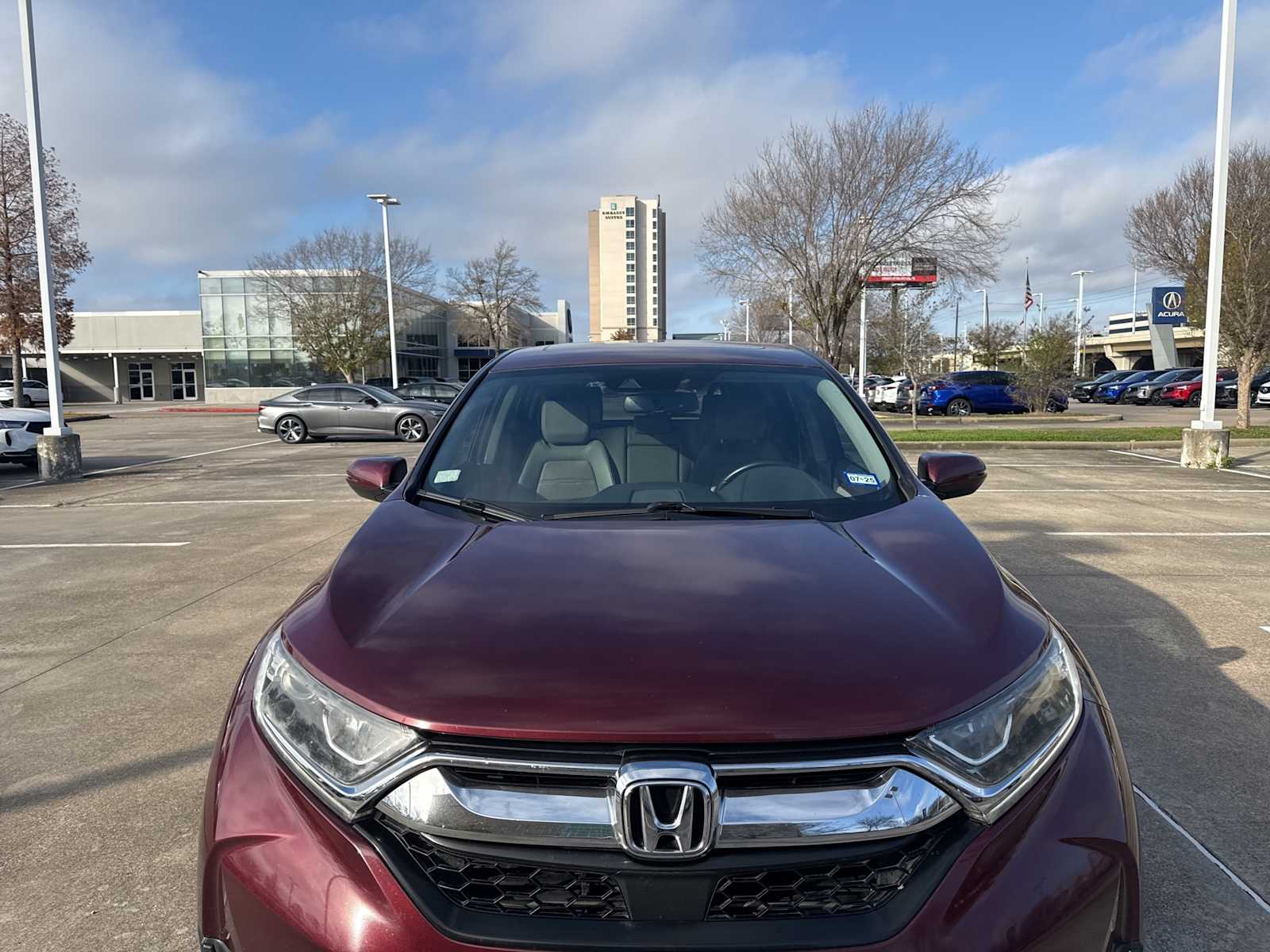 Used 2018 Honda CR-V EX-L with VIN 7FARW1H85JE036330 for sale in Houston, TX