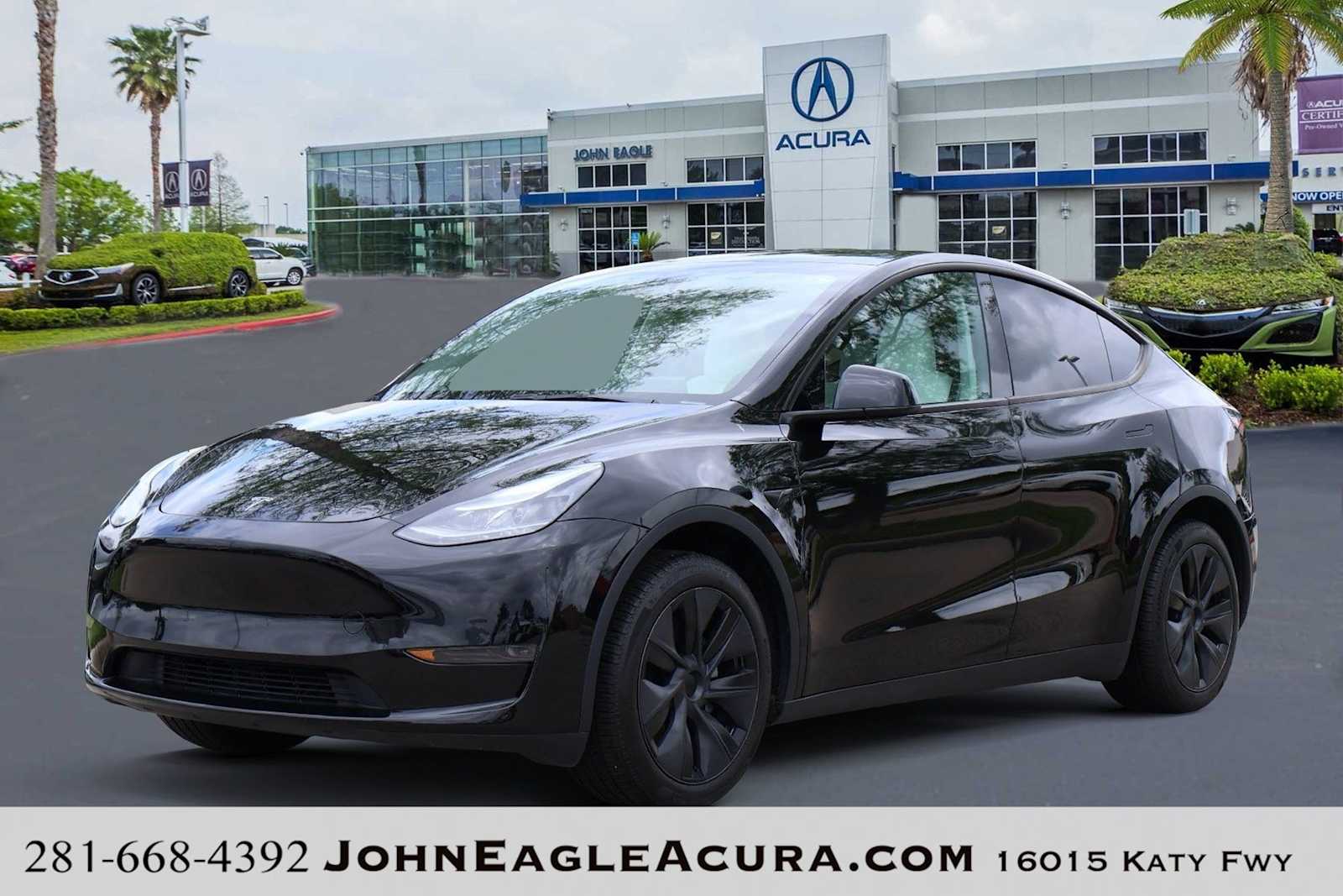 Black 2025 Tesla Model Y Long Range RWD SUV / Crossover Rear-Wheel Drive 1-Speed Automatic
