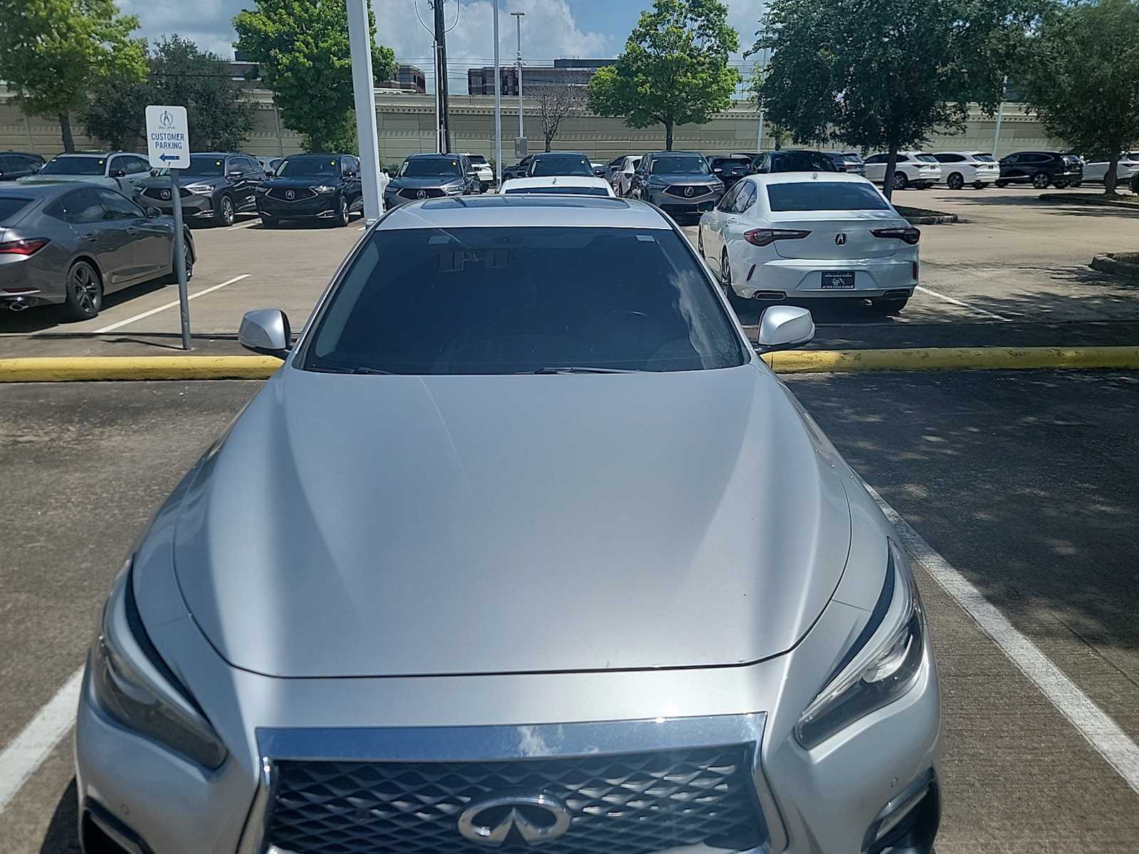 Used 2019 INFINITI Q50 Signature Edition with VIN JN1EV7AP2KM541870 for sale in Houston, TX