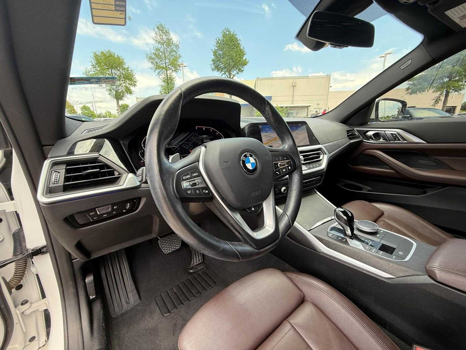 Used 2022 BMW 4 Series 430i with VIN WBA53AP04NCH83631 for sale in Houston, TX