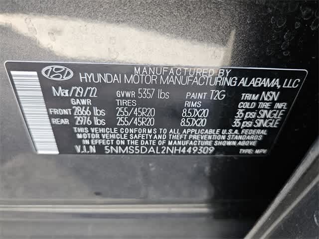 2022 Hyundai Santa Fe Calligraphy 33