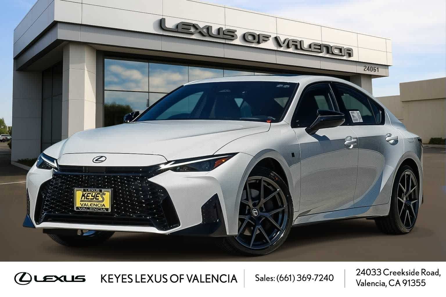 Ultra White 2026 Lexus IS 350 F Sport Design AWD Sedan All-Wheel Drive 6-Speed Automatic