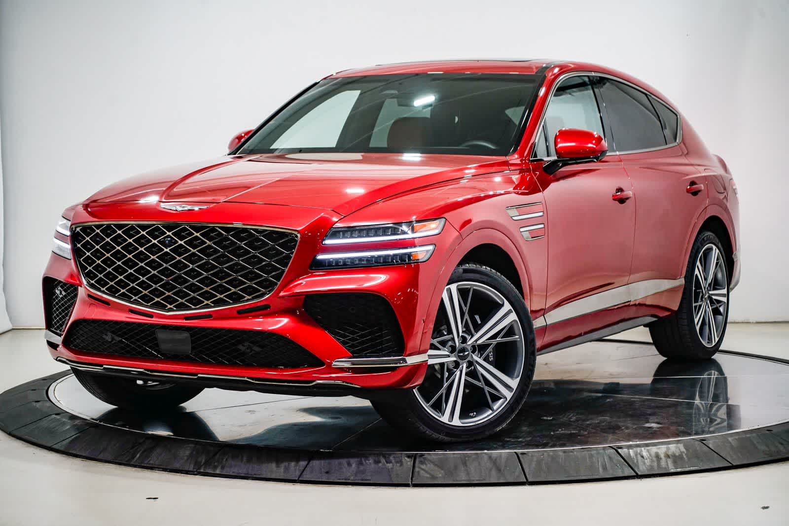 Mauna Red 2025 Genesis GV80 Coupe 3.5T E-SC AWD Coupe All-Wheel Drive 8-Speed Automatic