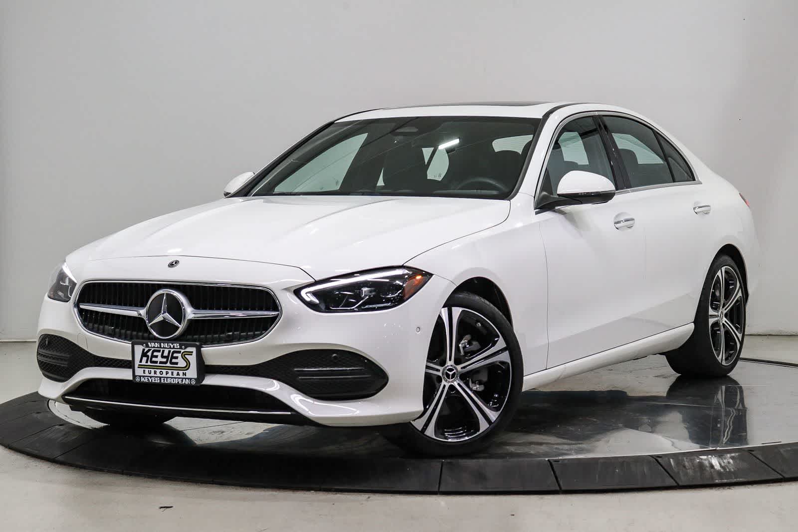 Polar White 2024 Mercedes-Benz C-Class Sedan Rear-Wheel Drive 9-Speed Automatic
