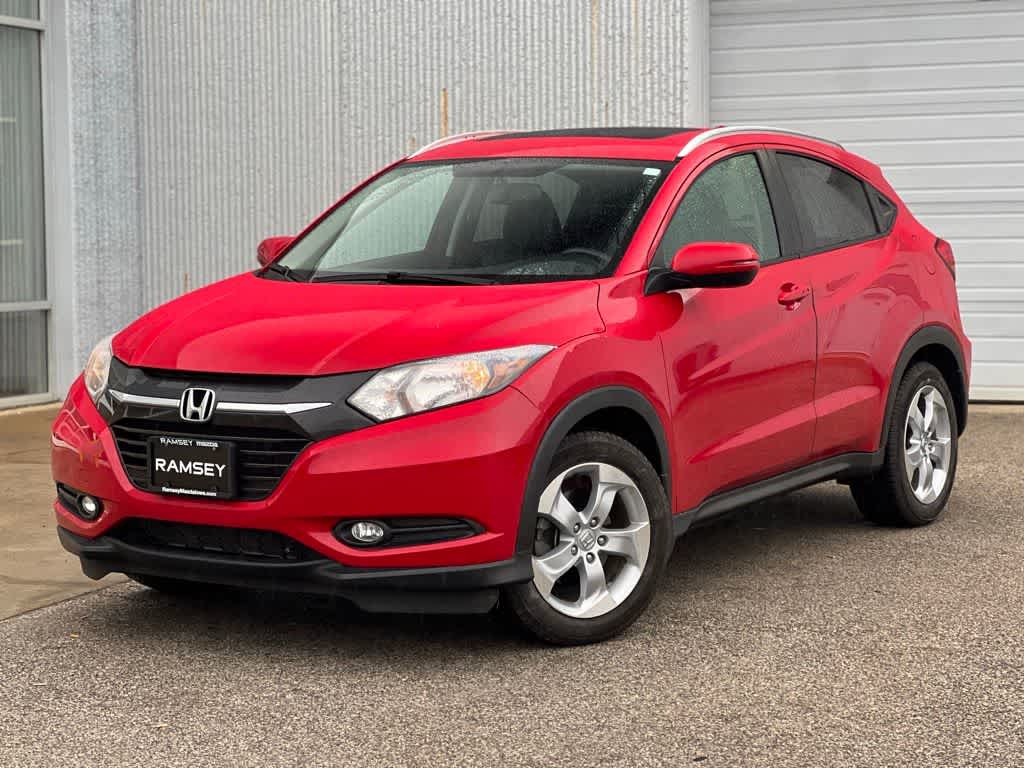 Red 2016 Honda HR-V EX-L AWD with Navigation SUV / Crossover All-Wheel Drive Continuously Variable Transmission