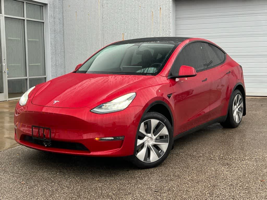 Red 2022 Tesla Model Y Long Range AWD SUV / Crossover All-Wheel Drive 1-Speed Automatic