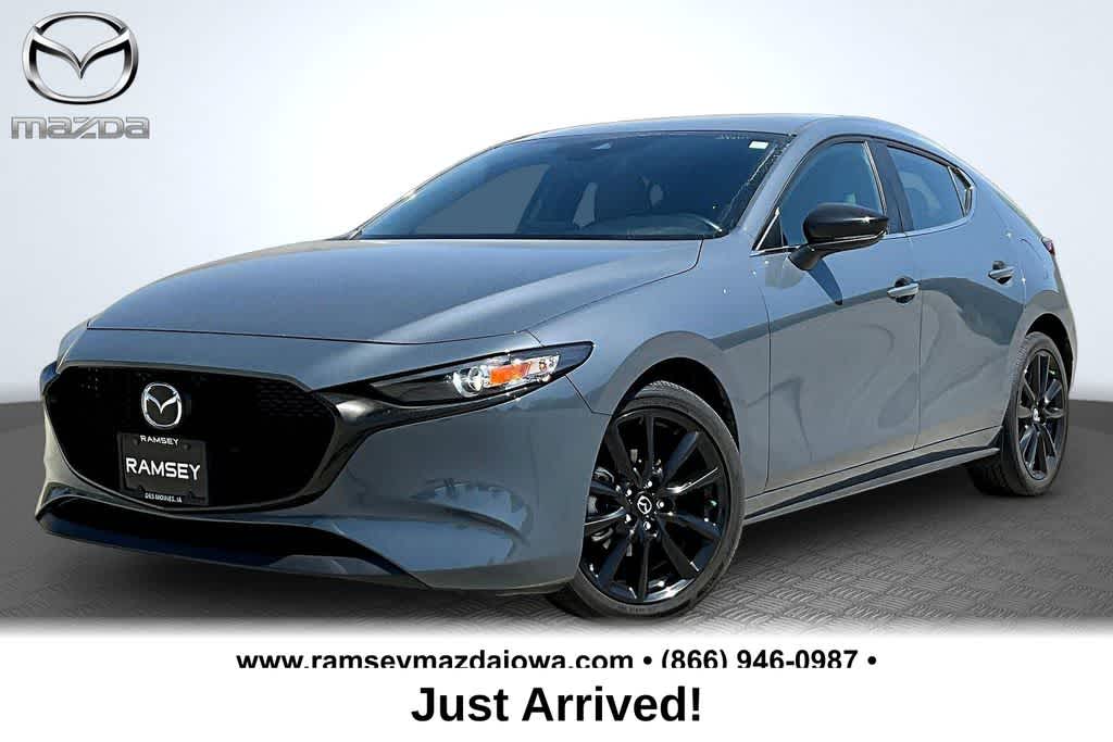 Polymetal Gray Metallic 2023 Mazda MAZDA3 2.5 S Carbon Edition Hatchback FWD Hatchback Front-Wheel Drive 6-Speed Automatic