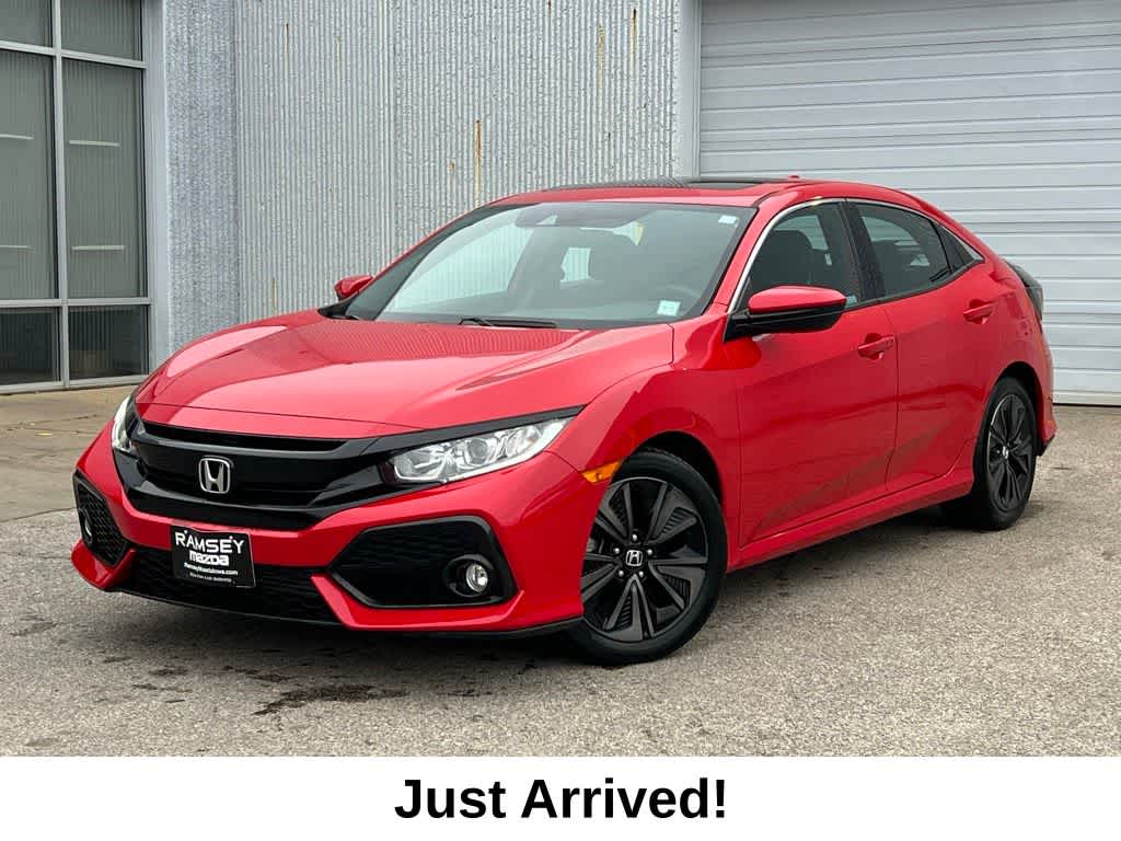 Rallye Red 2019 Honda Civic Hatchback EX FWD Hatchback Front-Wheel Drive Continuously Variable Transmission
