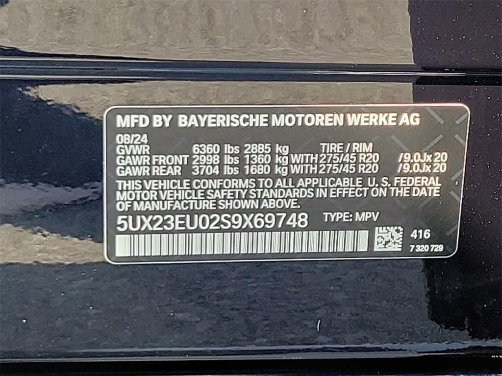 2025 BMW X5 xDrive40i 10