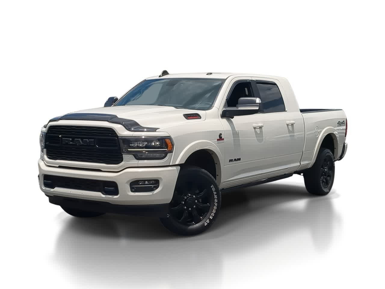 Pearl White 2022 RAM 2500 Pickup Truck Four-Wheel Drive 6-Speed Automatic