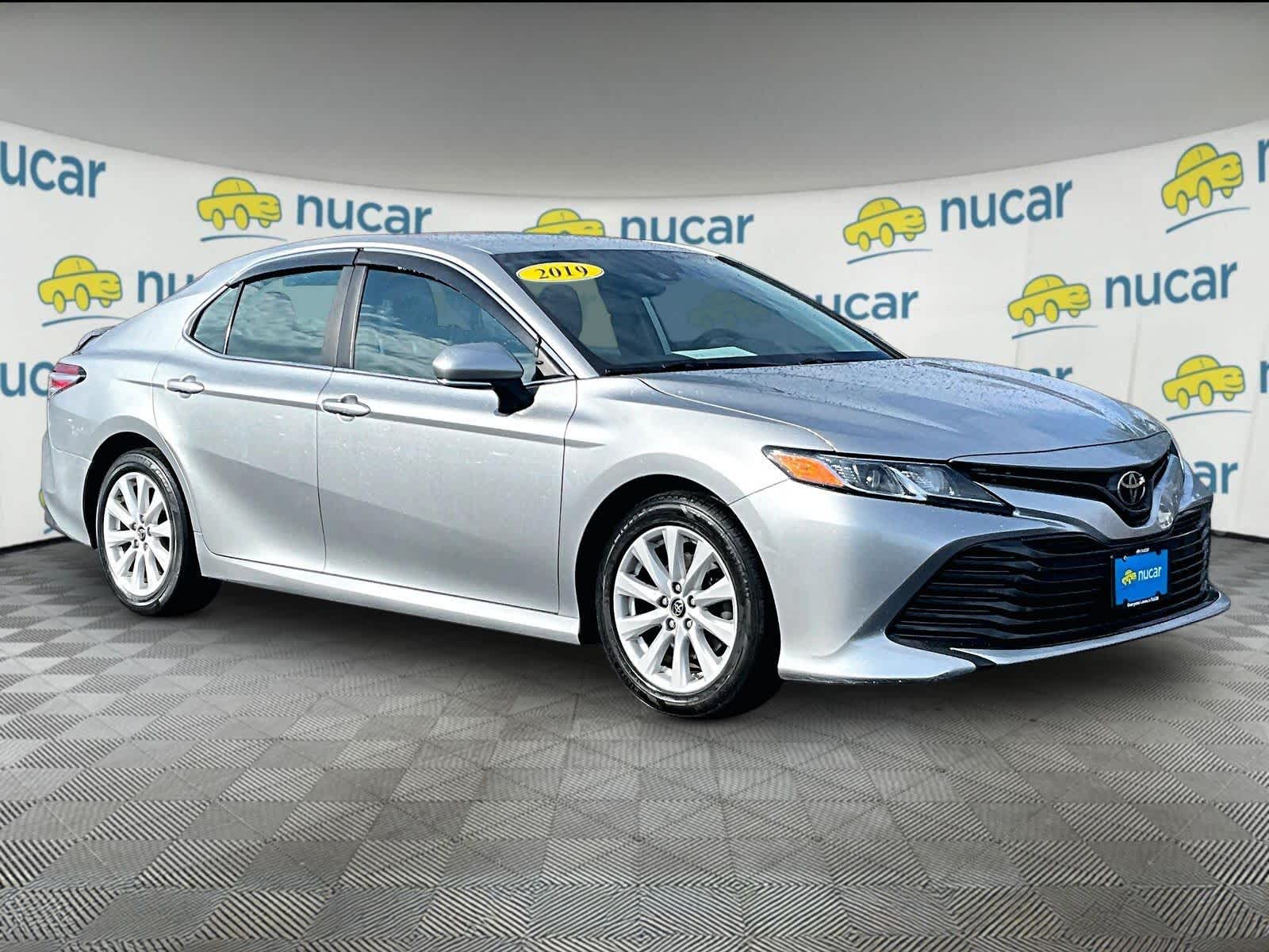 Celestial Silver Metallic 2019 Toyota Camry LE FWD Sedan Front-Wheel Drive 8-Speed Automatic
