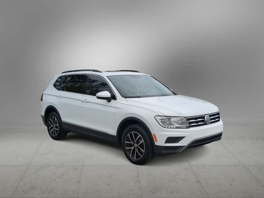 Used 2021 Volkswagen Tiguan SE with VIN 3VV3B7AX7MM121771 for sale in New Port Richey, FL