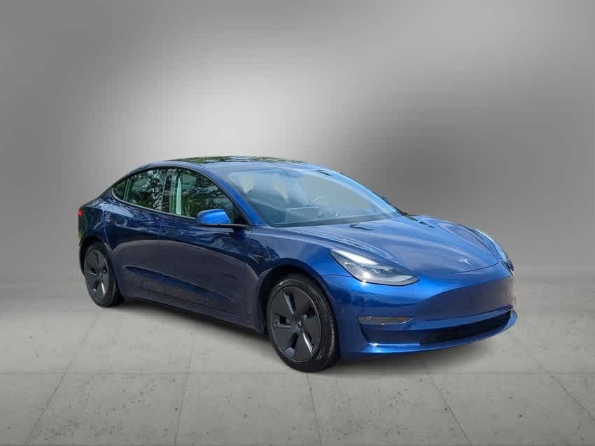 Used 2021 Tesla Model 3 Base with VIN 5YJ3E1EA0MF043752 for sale in New Port Richey, FL