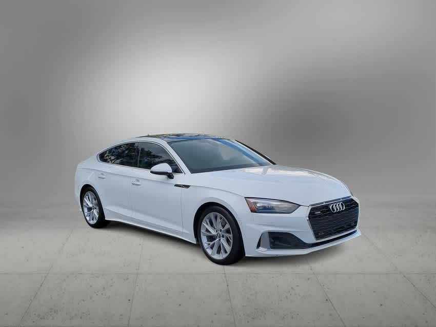 Used 2021 Audi A5 Sportback Premium with VIN WAUABCF5XMA021650 for sale in New Port Richey, FL