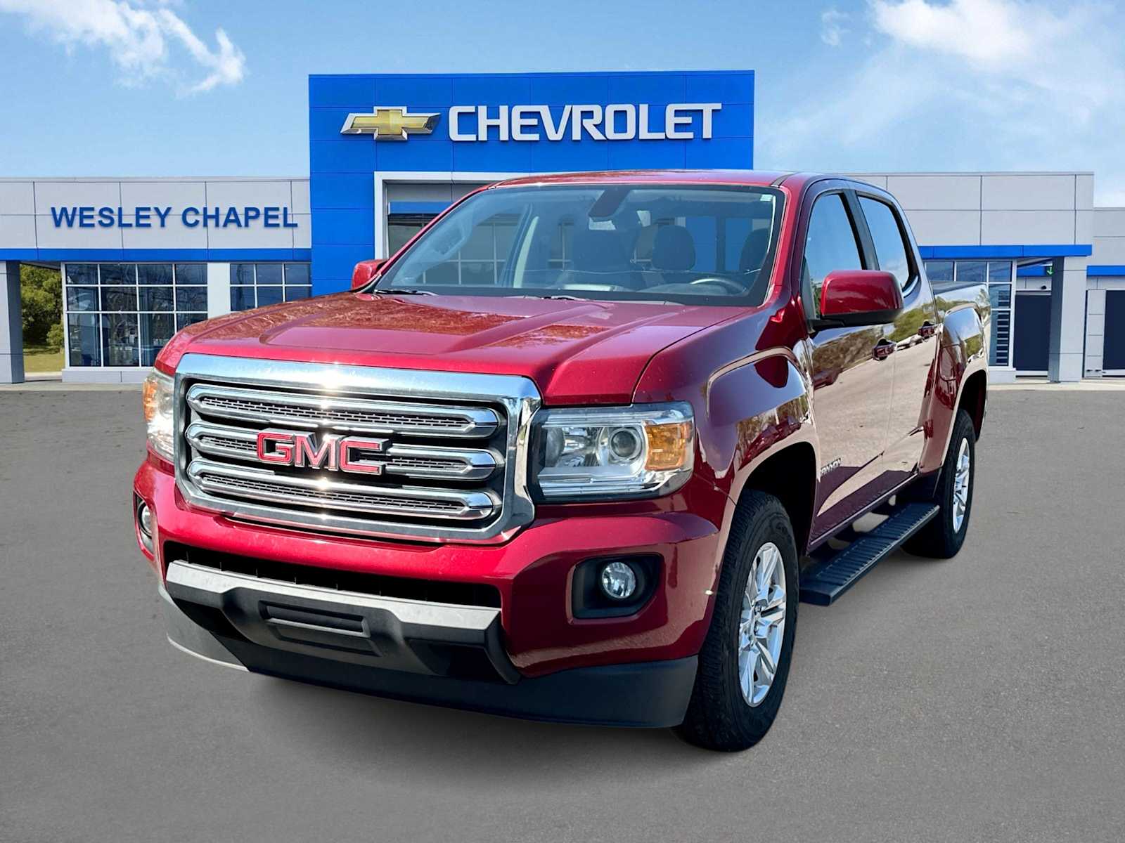 Red Quartz Tintcoat 2020 GMC Canyon SLE Crew Cab RWD Pickup Truck 4X2 8-Speed Automatic