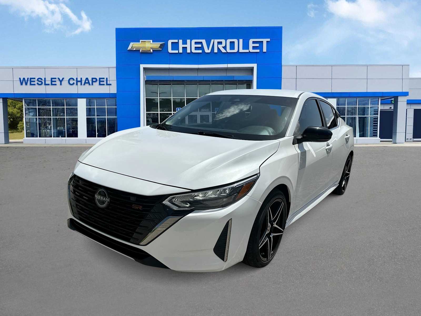 Aspen White Tricoat 2024 Nissan Sentra Sedan Front-Wheel Drive Continuously Variable Transmission