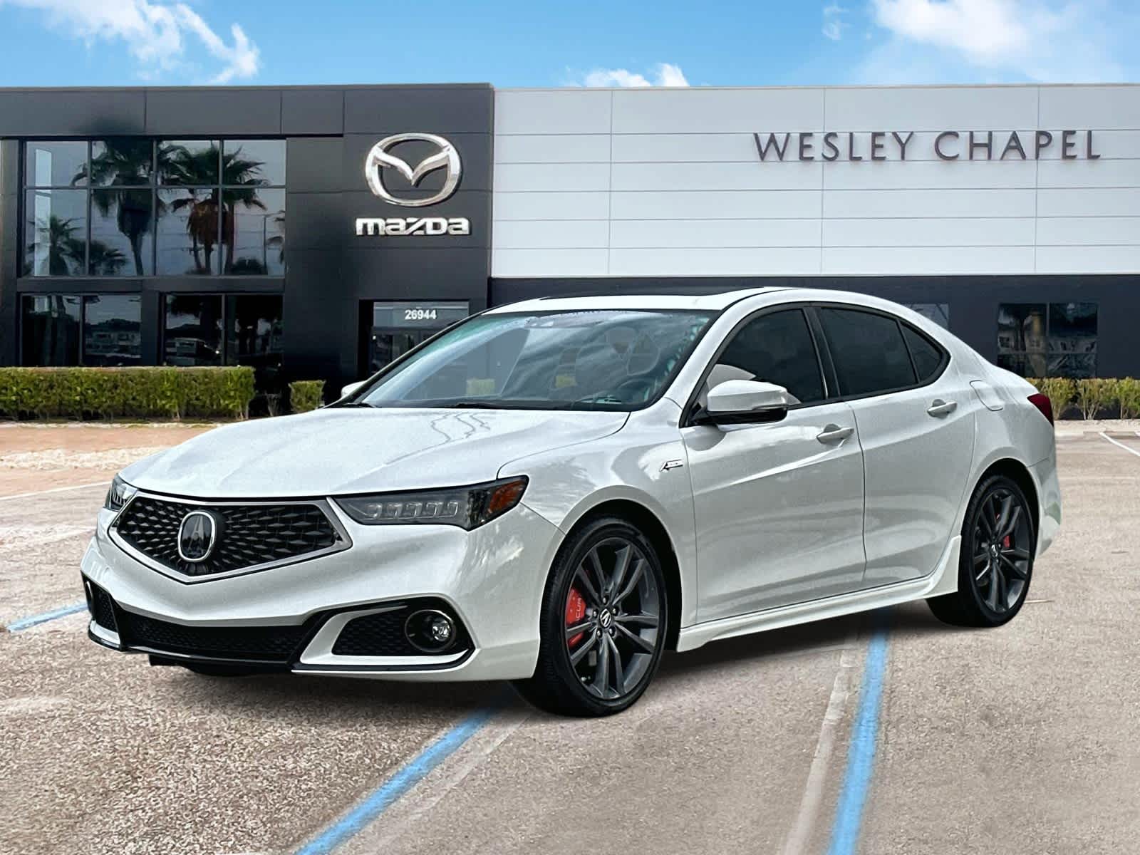 2019 Acura TLX w/A-Spec Pkg Cuero Rojo