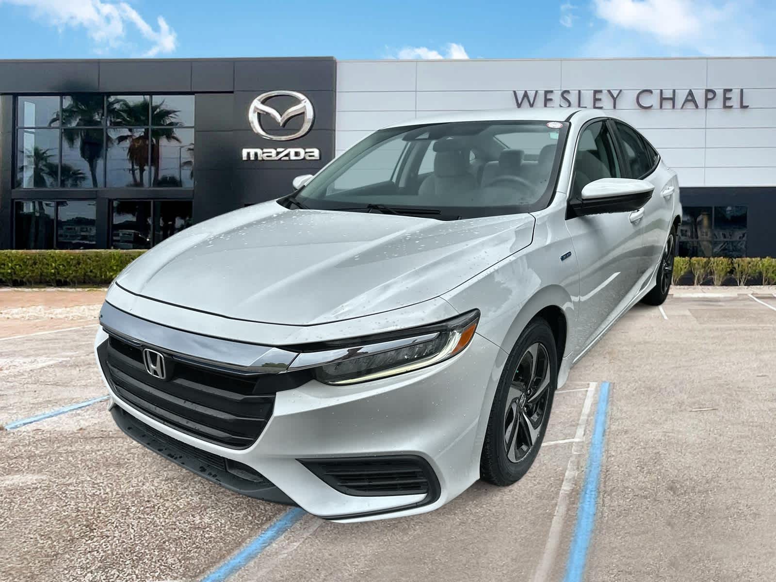 Platinum White Pearl 2022 Honda Insight Sedan Front-Wheel Drive Continuously Variable Transmission