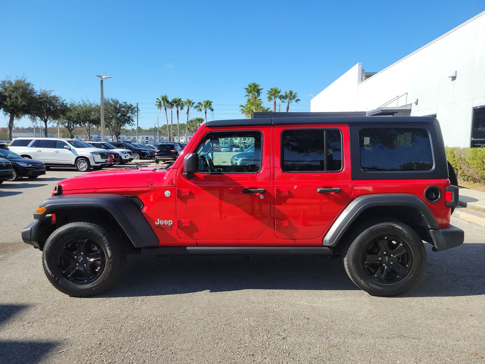 Used 2020 Jeep Wrangler Unlimited Sport S with VIN 1C4HJXDN6LW184506 for sale in Wesley Chapel, FL