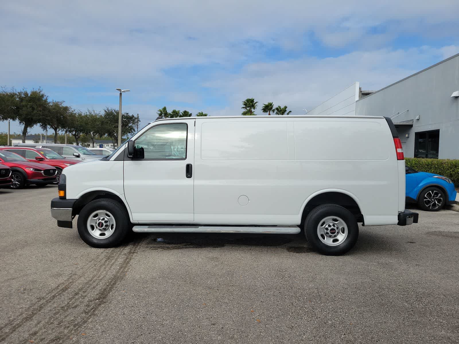 Used 2021 GMC Savana Cargo Work Van with VIN 1GTW7AFP5M1265478 for sale in Wesley Chapel, FL