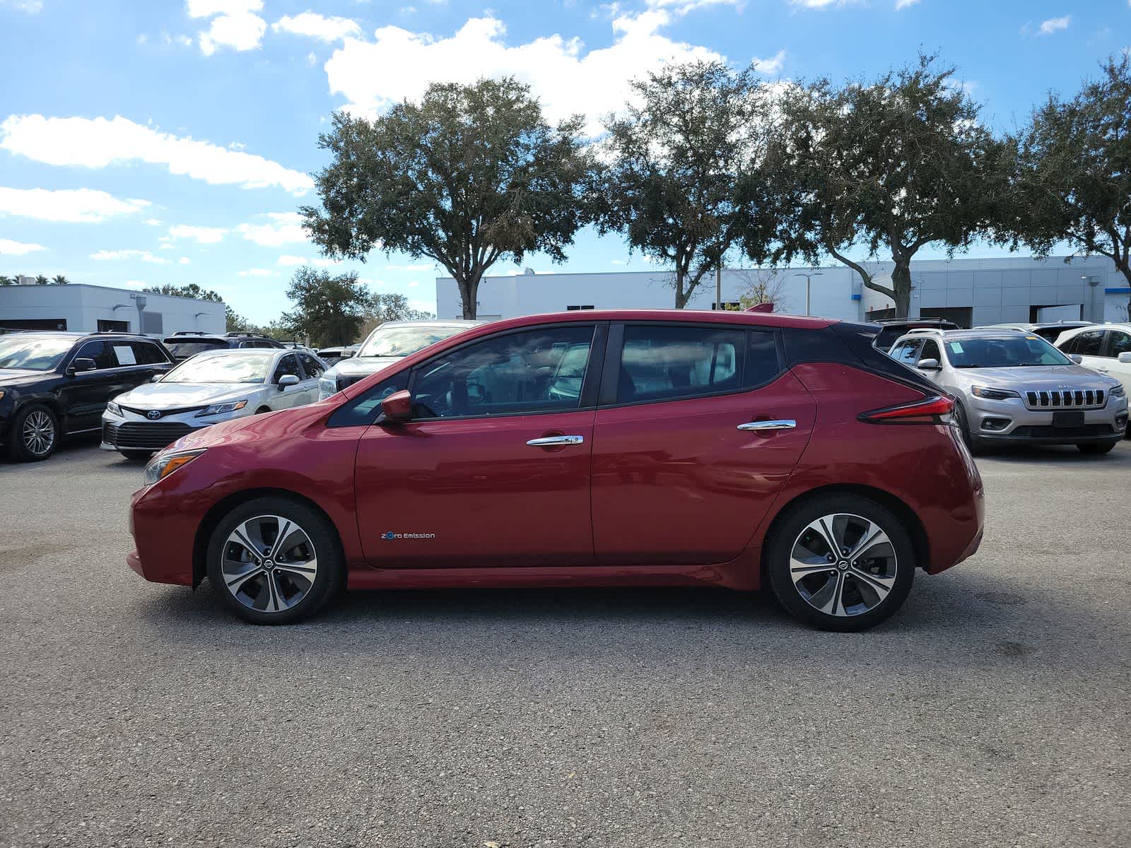 Used 2018 Nissan LEAF SV with VIN 1N4AZ1CP7JC309012 for sale in Wesley Chapel, FL