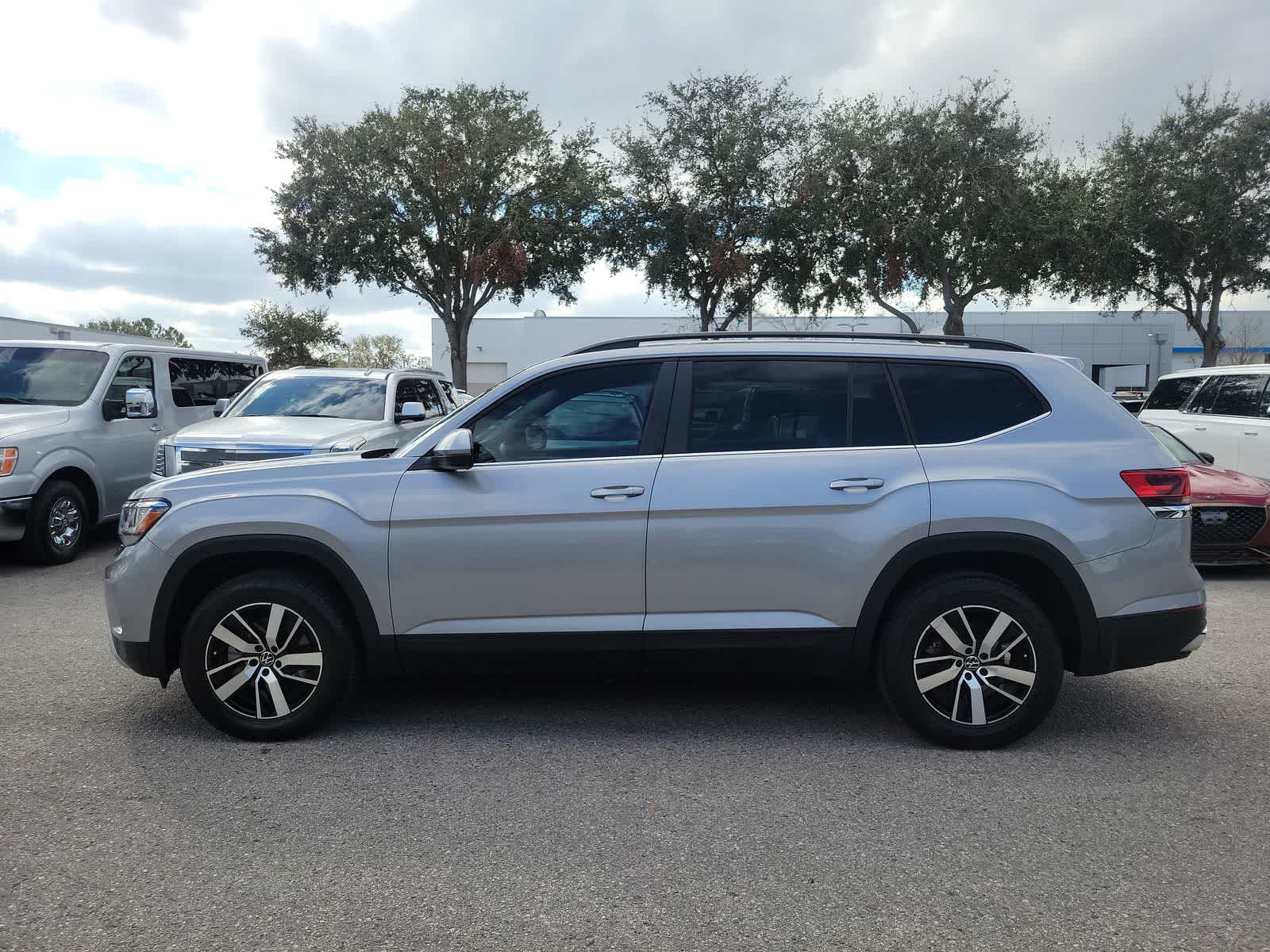 Used 2021 Volkswagen Atlas SE with VIN 1V2DP2CA3MC568386 for sale in Wesley Chapel, FL