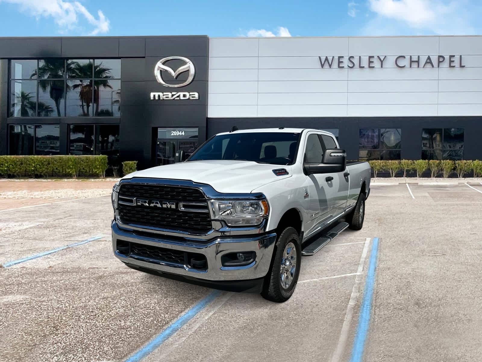 Bright White Clearcoat 2024 RAM 3500 Pickup Truck Four-Wheel Drive 6-Speed Automatic