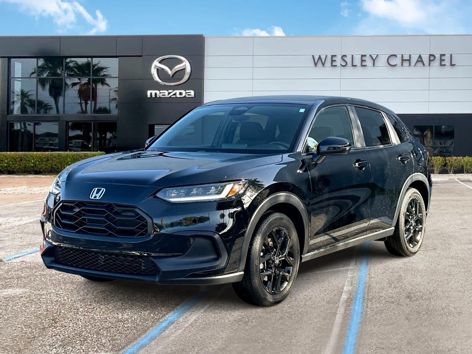 Crystal Black Pearl 2024 Honda HR-V Sport FWD SUV / Crossover Front-Wheel Drive Continuously Variable Transmission