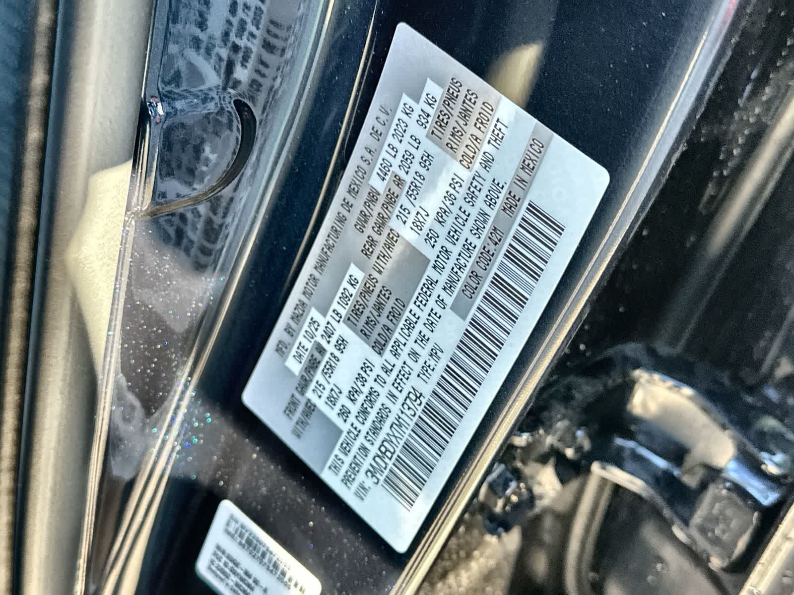 New Deep Crystal Blue Mica 2026 Mazda CX-30 2.5 Turbo Aire Edition