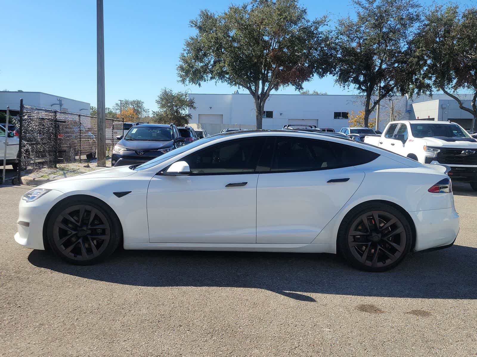 Used 2022 Tesla Model S Plaid with VIN 5YJSA1E60NF460390 for sale in Wesley Chapel, FL