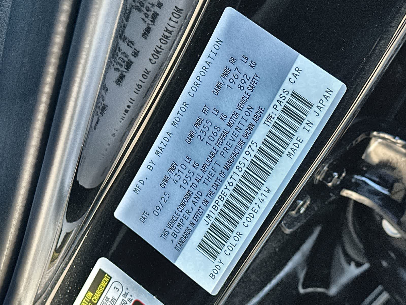 New Jet Black Mica 2026 Mazda MAZDA3 2.5 Turbo Premium Plus AWD