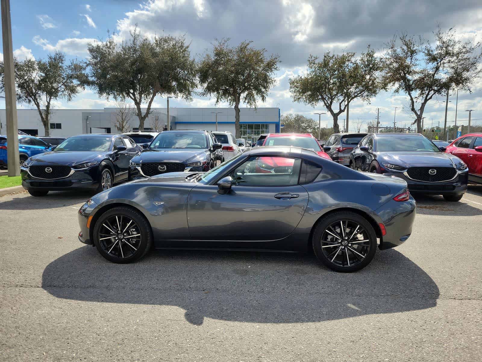 Used 2024 Mazda MX-5 Miata RF Grand Touring with VIN JM1NDAM76R0602227 for sale in Wesley Chapel, FL