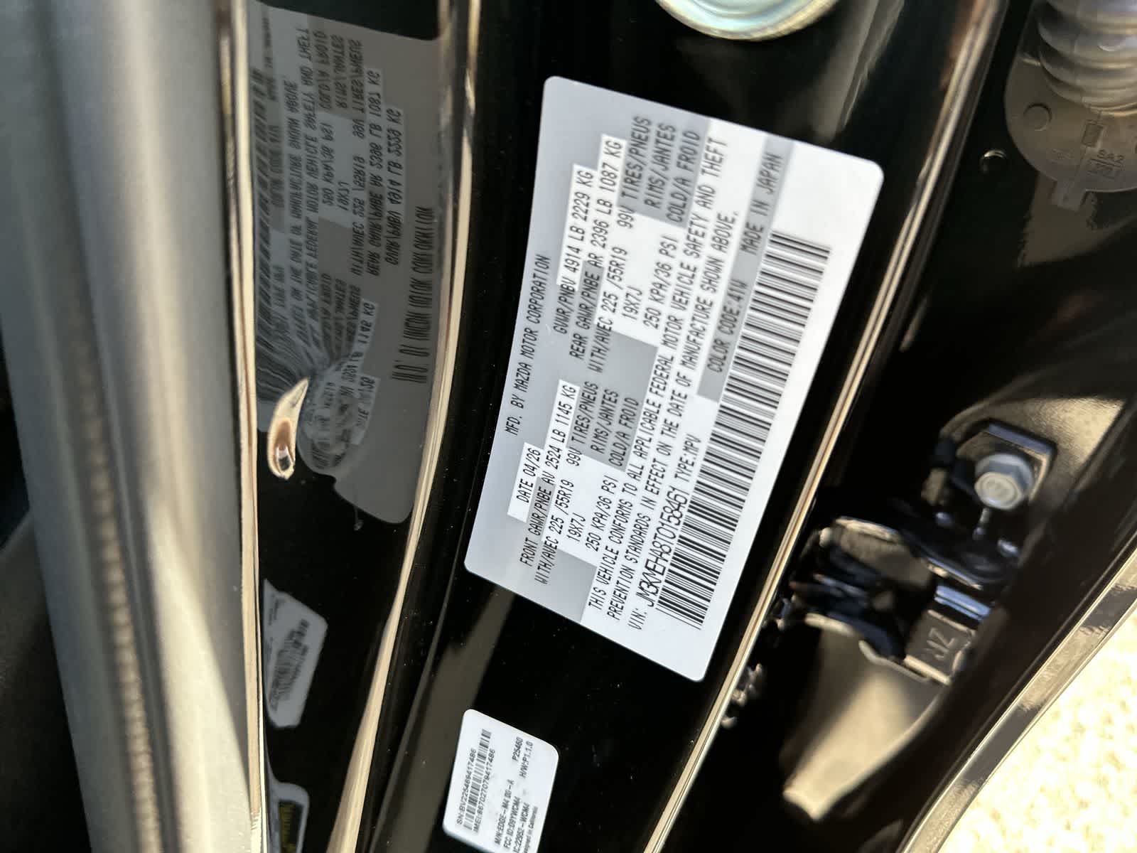 mmm様確認用 New Jet Black Mica 2026 Mazda CX-5 2.5 S Premium Plus AWD for Sale