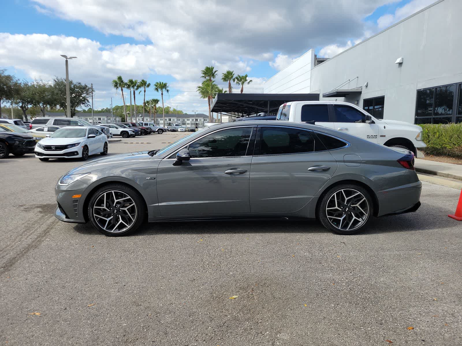 Used 2022 Hyundai Sonata N Line with VIN KMHL14JC7NA234076 for sale in Wesley Chapel, FL