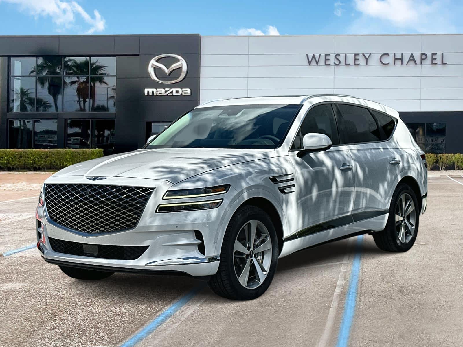 Alta White 2021 Genesis GV80 8-Speed Automatic