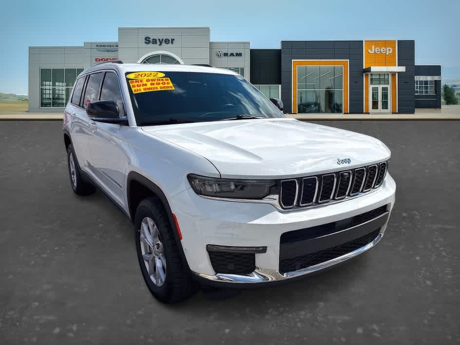 Bright White Clearcoat 2022 Jeep Grand Cherokee L Limited 4WD SUV / Crossover Four-Wheel Drive 8-Speed Automatic